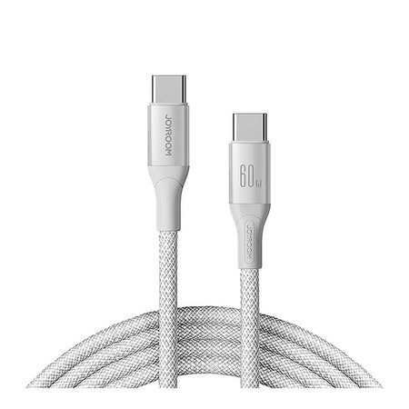 Joyroom Flash Series Type-C To Type-C Fast Charging Data Cable, 2 Meter, 60W, White, S-A28 - Main Image