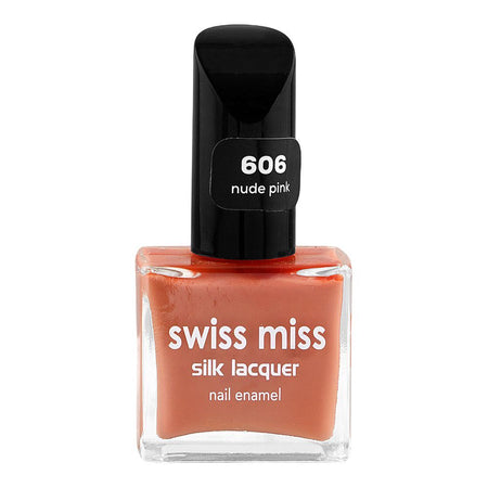 Swiss Miss Silk Lacquer Nail Enamel, 606 Nude Pink - Image 2
