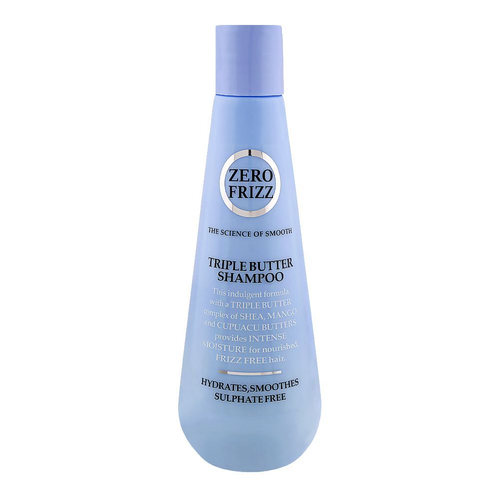 Zero Frizz Triple Butter Shampoo, Sulphate Free, For Frizzy Hair, 355ml - Main Image