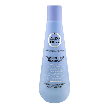Zero Frizz Triple Butter Shampoo, Sulphate Free, For Frizzy Hair, 355ml - Main Image