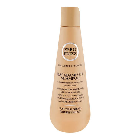Zero Frizz Macadamia Oil Shampoo, For Softness & Shiny Hair, 355ml - Main Image