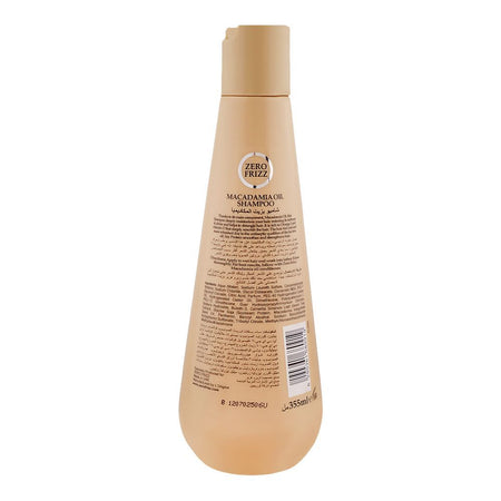 Zero Frizz Macadamia Oil Shampoo, For Softness & Shiny Hair, 355ml - Image 2