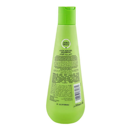 Zero Frizz Avocado Oil Shampoo, Sulfate Free, For Weak & Chemically Treated Hair, 355ml - Image 2