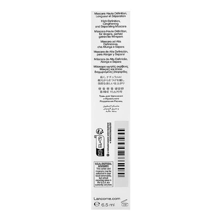 Lancome Paris Definicils High Definition Mascara, 01 Noir Infini, 6.5ml - Image 4