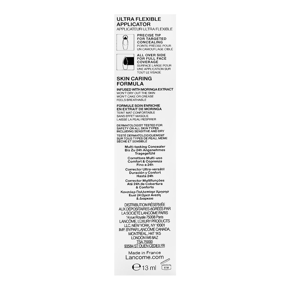 Lancome Paris Teint Idole Ultra Wear All Over Concealer, 250 Bisque W 025 Beige Lin, For All Skin Types, 13ml - Image 4