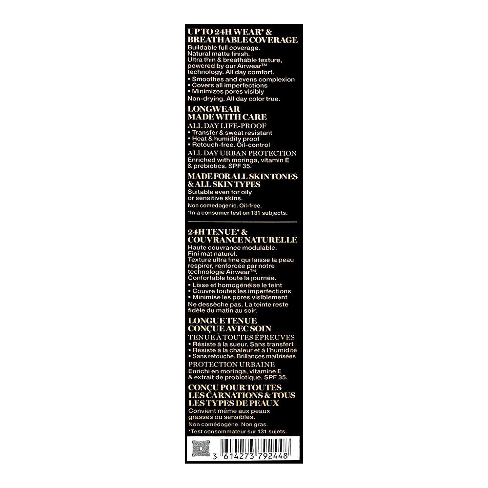 Lancome Paris Teint Idole 24H Ultra Wear Breathable Coverage Foundation, SPF35, Transfer-Free, 135N, For Oily & Sensitive Skin, 30ml - Image 4