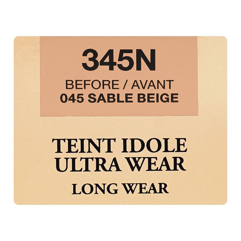 Lancome Paris Teint Idole 24H Ultra Wear Breathable Coverage Foundation, SPF35, Transfer-Free, 345N, Suitable For Oily & Sensitive Skin, 30ml - Image 5