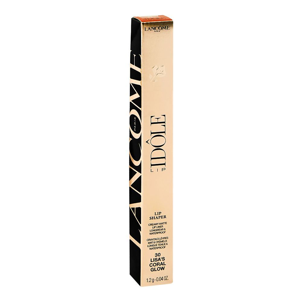 Lancome Paris Idole Lip Shaper Creamy Matte Lip Liner, Waterproof, 30 Lisa's Coral Glow, 1.2g - Image 2