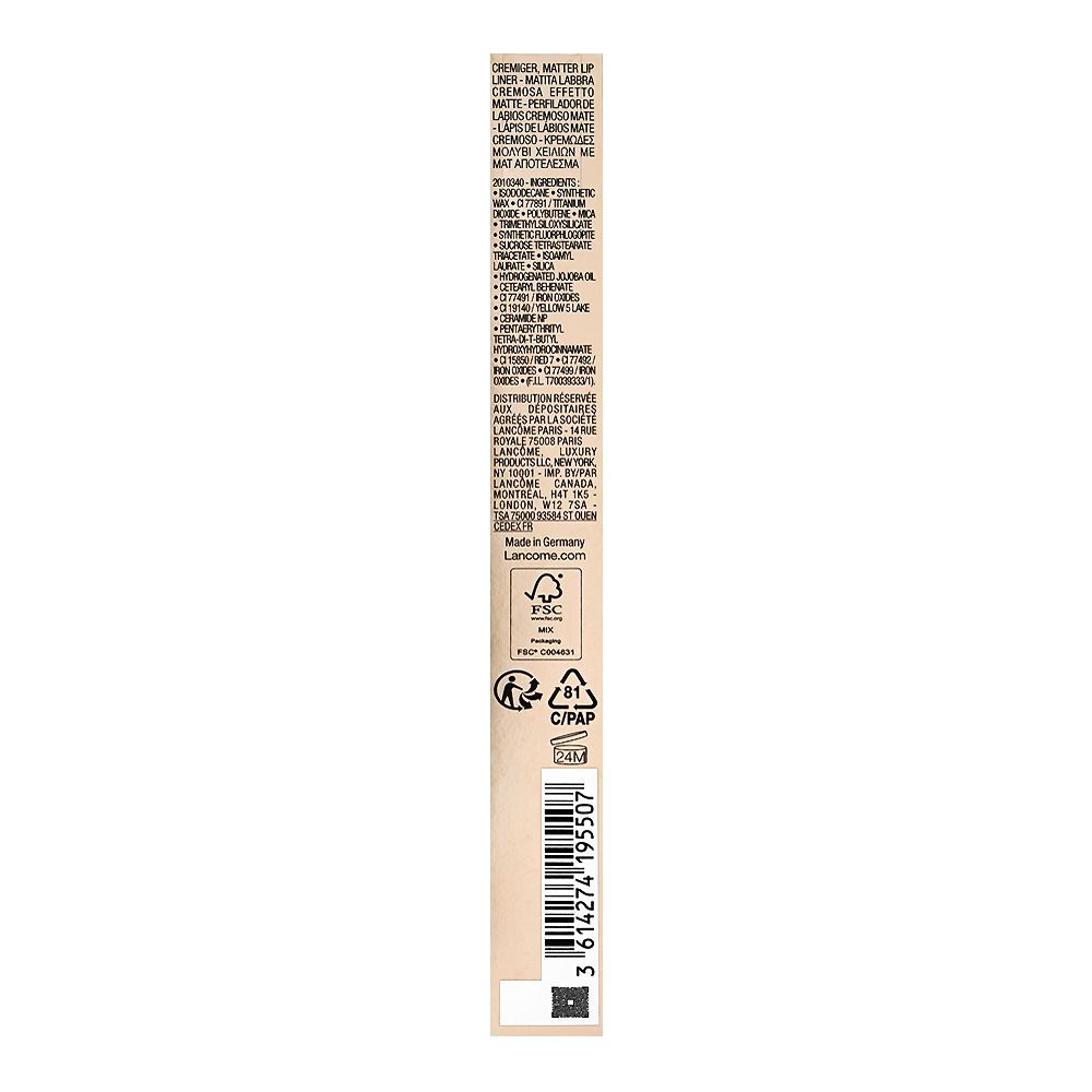 Lancome Paris Idole Lip Shaper Creamy Matte Lip Liner, 36 Nude Now, 1.2g - Image 4
