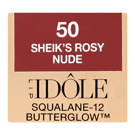 Lancome Paris Idole Squalane-12 Butter Glow Care-In-Glow Color Lip Balm, 50 Sheik's Rosy Nude, 3g - Image 5