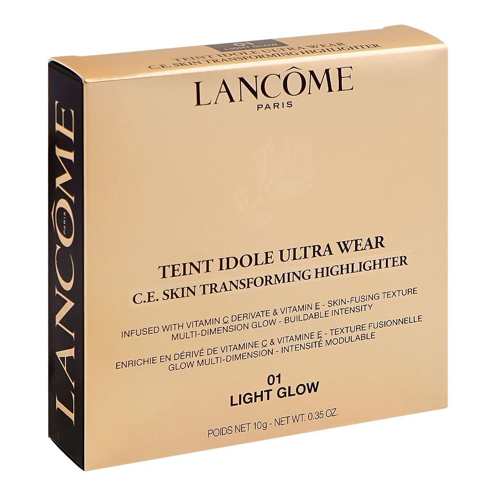 Lancome Paris Teint Idole Ultra Wear C.E. Skin Transforming Highlighter, 01 Light Glow, 10g - Image 3