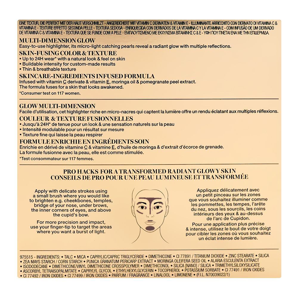 Lancome Paris Teint Idole Ultra Wear C.E. Skin Transforming Highlighter, 01 Light Glow, 10g - Image 5