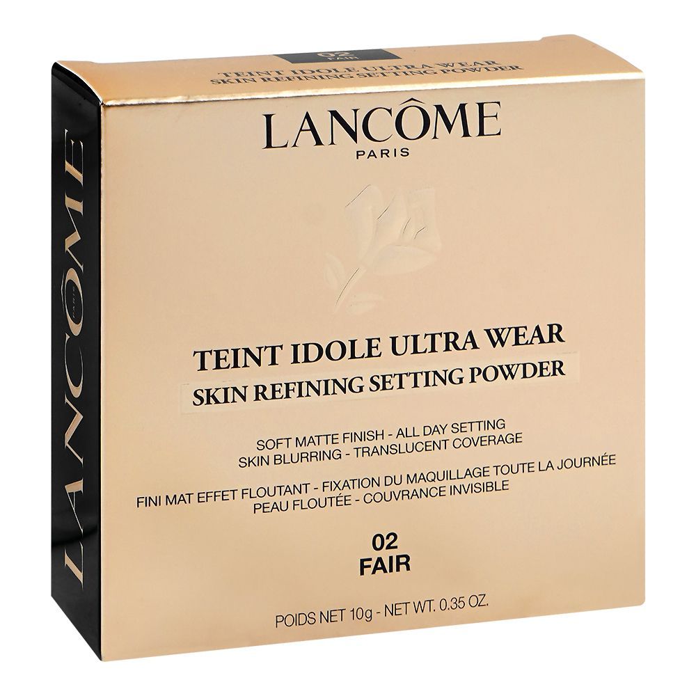 Lancome Paris Teint Idole Ultra Wear Skin Refining Setting Powder, 02 Fair, 10g - Image 3