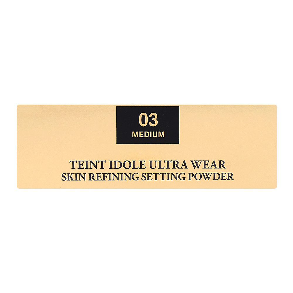 Lancome Paris Teint Idole Ultra Wear Skin Refining Setting Powder, 03 Medium, 10g - Image 4