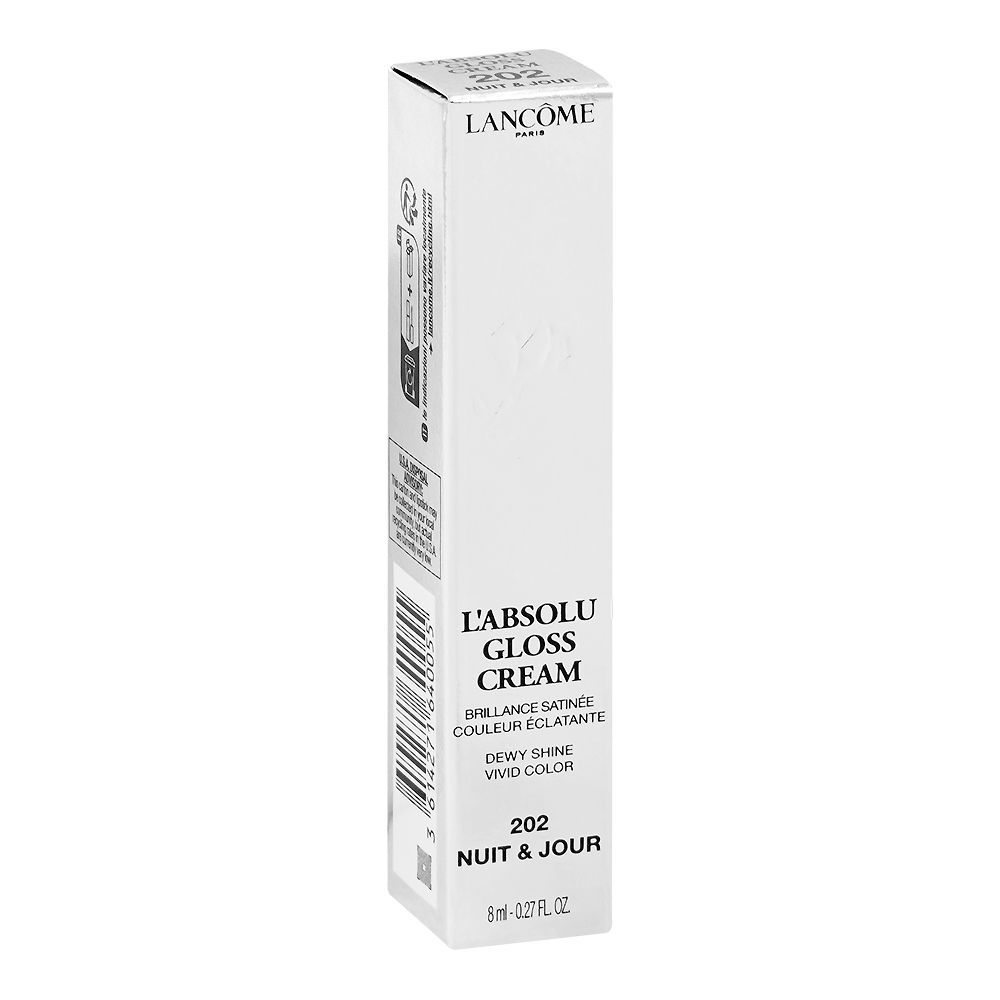 Lancome Paris L'Absolu Lip Gloss Cream, 202 Nuit & Jour, 8ml - Image 2