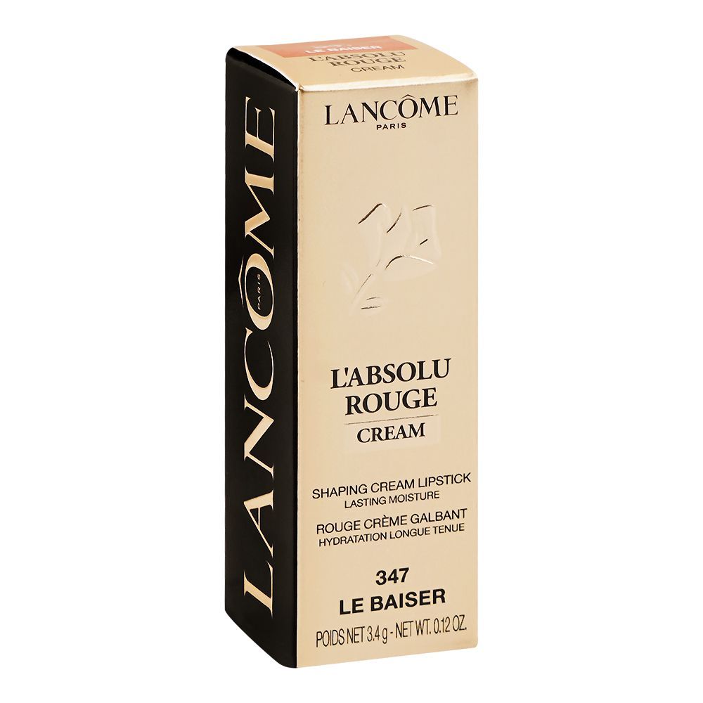 Lancome Paris L'Absolu Rouge Cream Shaping Cream Lipstick, 347 Le Baiser, 3.4g - Image 2
