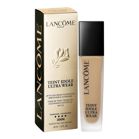Lancome Paris Teint Idole 24H Ultra Wear Breathable Coverage Foundation, SPF35, Transfer-Free, 350N, For Oily & Sensitive Skin, 30ml - Main Image