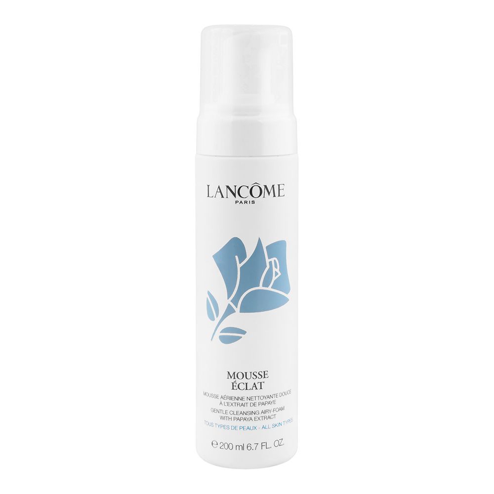 Lancome Paris Mousse Eclat Gentle Clearing Airy-Foam Makup Remover, For All Skin Types, 200ml - Main Image