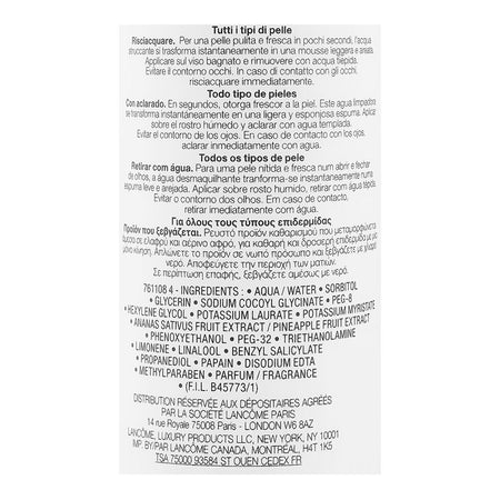 Lancome Paris Mousse Eclat Gentle Clearing Airy-Foam Makup Remover, For All Skin Types, 200ml - Image 3