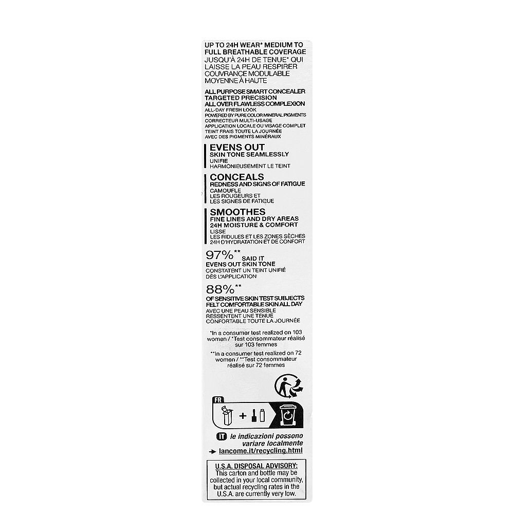 Lancome Paris Teint Idole Ultra Wear All Over Concealer, 01 Beige Albatre, For All Skin Types, 13ml - Image 4