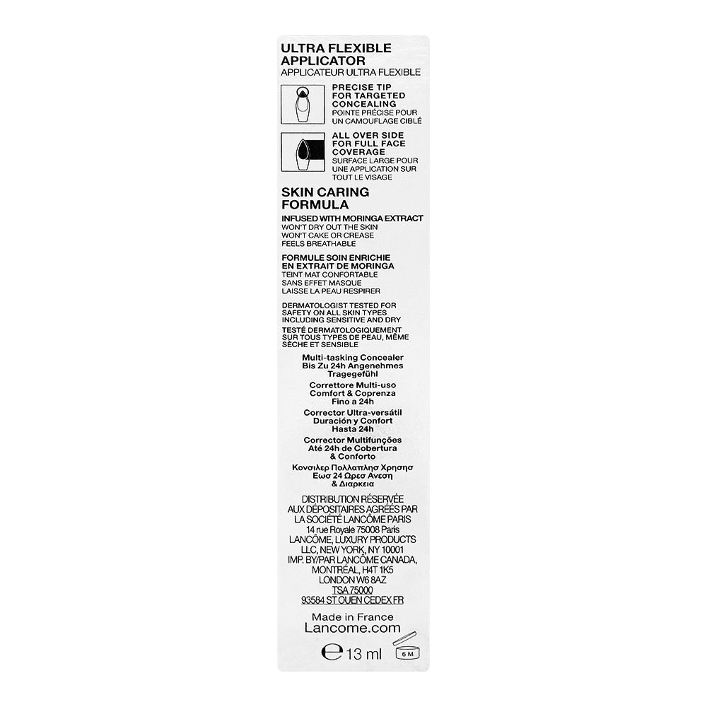 Lancome Paris Teint Idole Ultra Wear All Over Concealer, 01 Beige Albatre, For All Skin Types, 13ml - Image 5