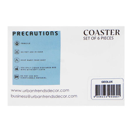 Urban Trends Geolux Coaster, 6-Pack - Image 4
