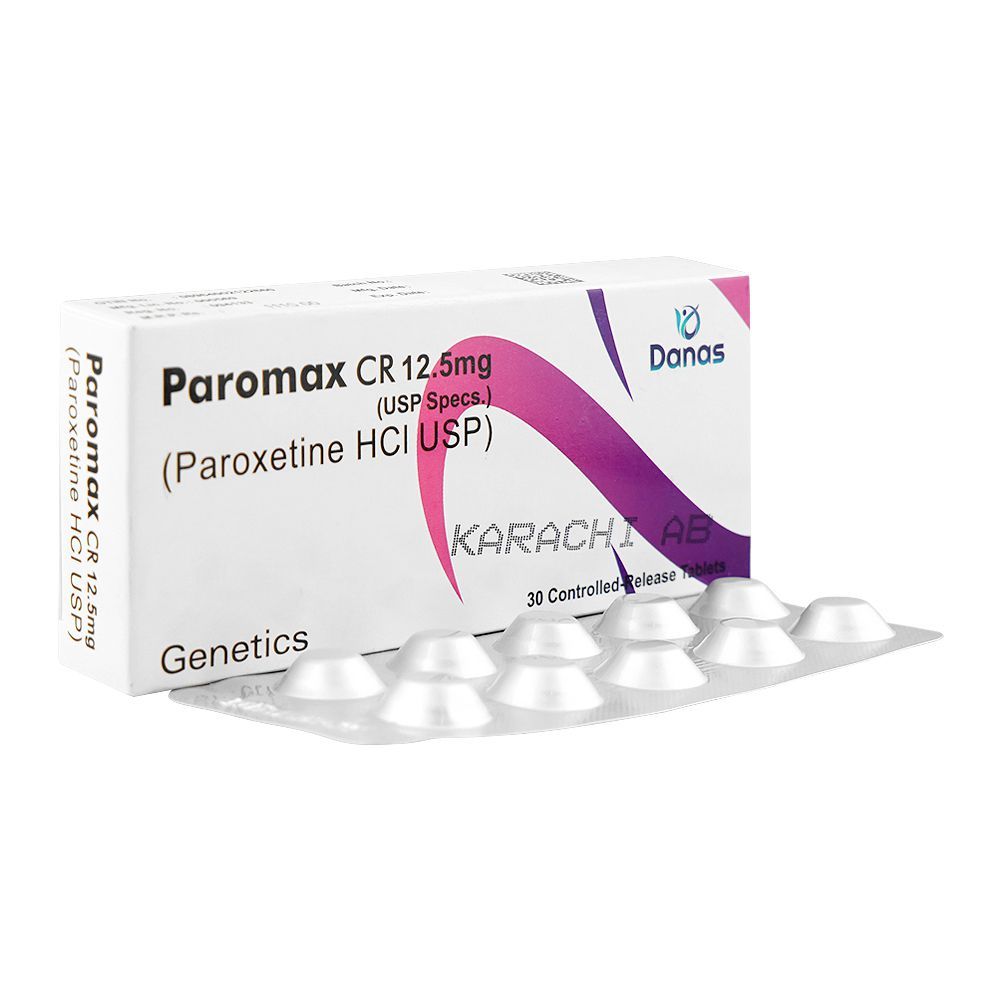 Genetics Pharmaceuticals Paromax Cr Tablet, 12.5mg, 1-Strip - Main Image