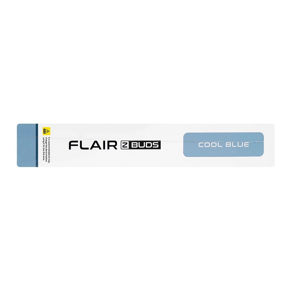 Zero Flair ENC Wireless Z Earbuds, 350mAh Case Battery, IPX4 Waterproof, Cool Blue - Image 3