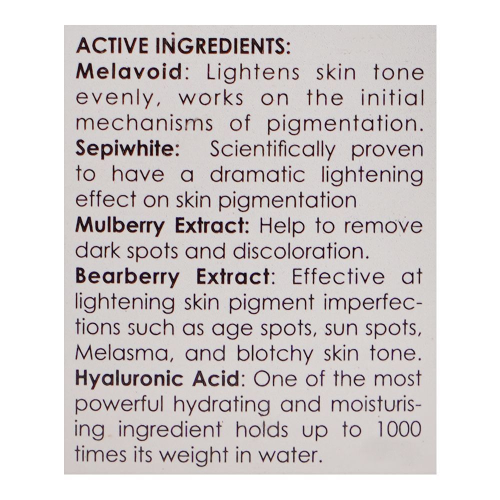 Safrin Skin Care Oxido-Lite Skin Lightening Serum, For Skin Pigmentation, 15ml - Image 3
