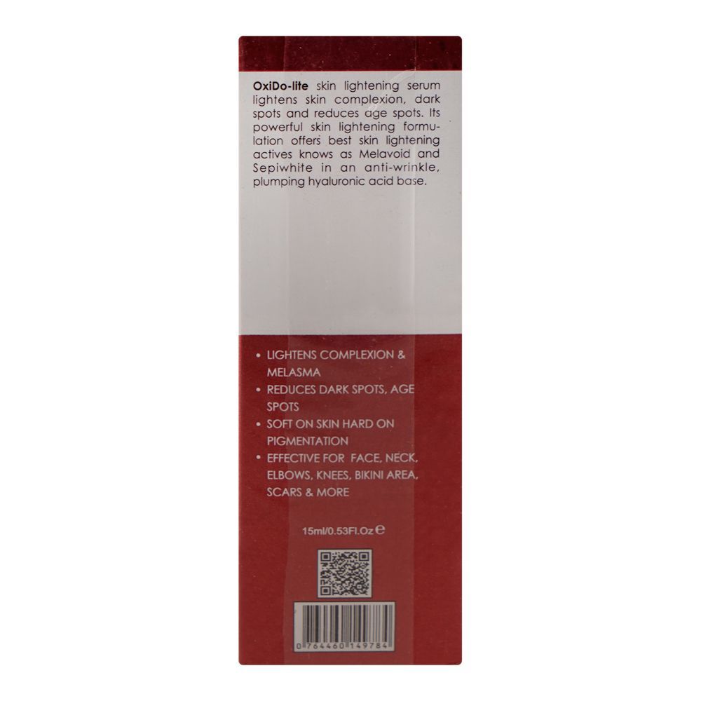 Safrin Skin Care Oxido-Lite Skin Lightening Serum, For Skin Pigmentation, 15ml - Image 4