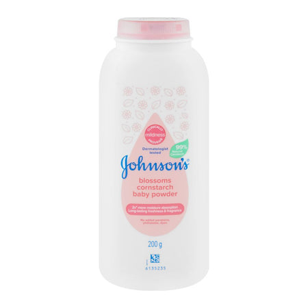 Johnson's Blossom Cornstarch Baby Powder, Paraben & Phthalates Free, 200g, Thai - Main Image