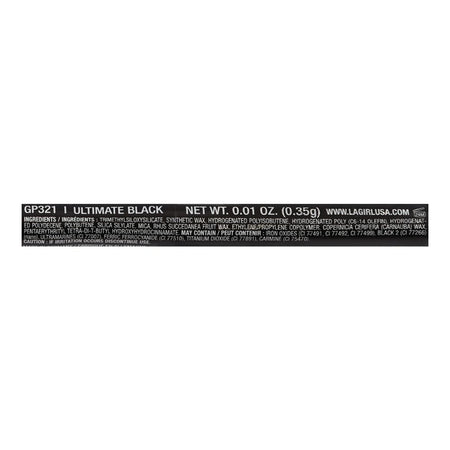 L.A. Girl Ultimate Intense Stay Auto Eyeliner, GP321 Ultimate Black, 0.35g - Image 3