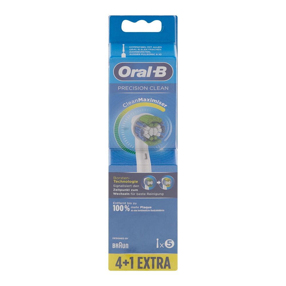 Braun Oral-B Precision Clean Brush Head, 4+1 Extra, EB20RB-4+1 - Main Image