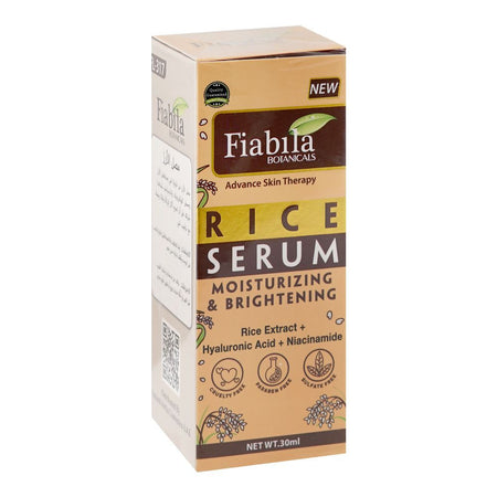 Fiabila Botanicals Moisturizing & Brightening Rice Serum, For All Types Of Skin, 30ml - Main Image