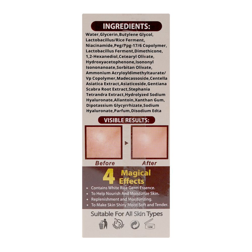 Fiabila Botanicals Moisturizing & Brightening Rice Serum, For All Types Of Skin, 30ml - Image 5