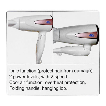 Anex Deluxe Hair Dryer, 1200-1600W, 220-240V, AG-7008 - Image 5
