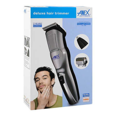 Anex Deluxe Hair Trimmer, 3W, 100-240V, 60 Mins Run Time, AG-7068 - Image 2