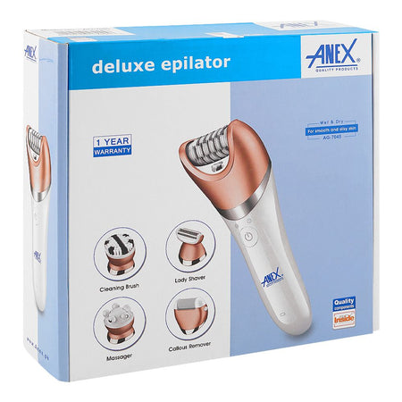 Anex Deluxe Epilator, 1400-1600W, 220-240V, AG-7045 - Image 2