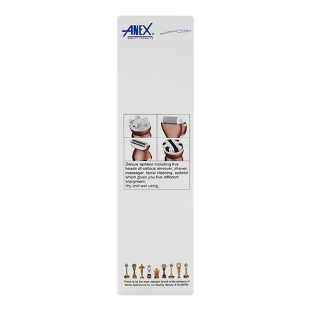 Anex Deluxe Epilator, 1400-1600W, 220-240V, AG-7045 - Image 4