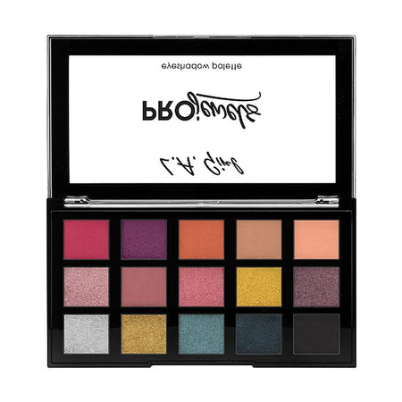 L.A. Girl Pro Jewels Eyeshadow Palette, GES225 Pro-Jewels, 18g, 15-Pack - Image 2