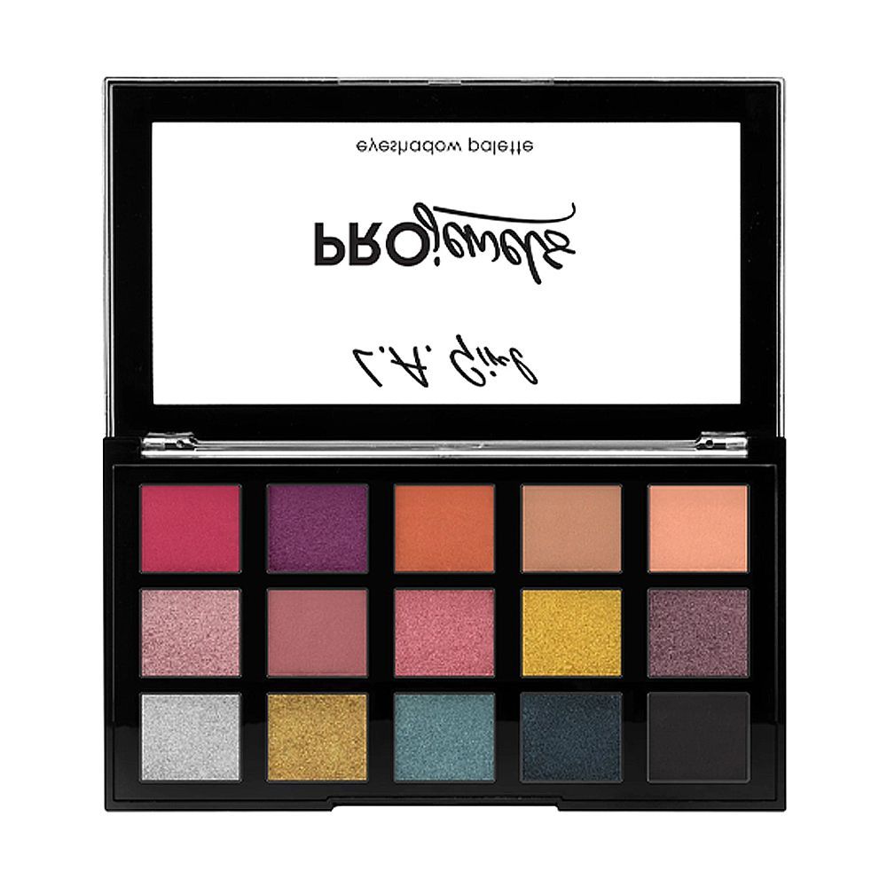 L.A. Girl Pro Jewels Eyeshadow Palette, GES225 Pro-Jewels, 18g, 15-Pack - Image 2
