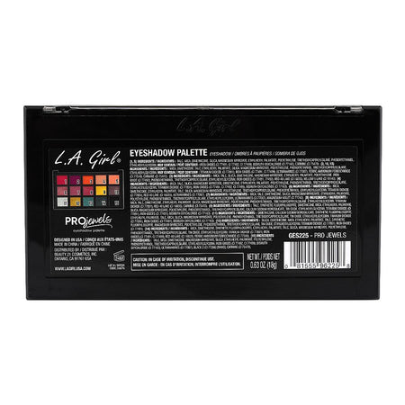 L.A. Girl Pro Jewels Eyeshadow Palette, GES225 Pro-Jewels, 18g, 15-Pack - Image 3