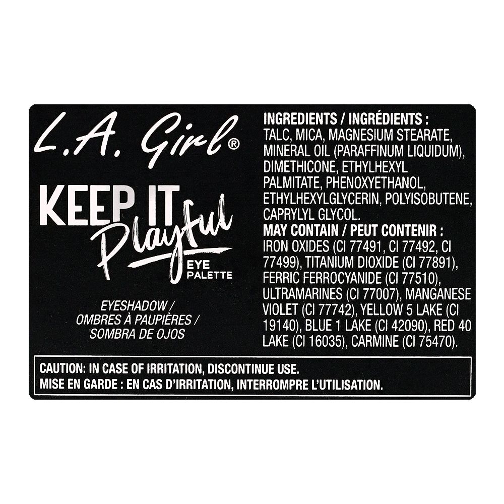 L.A. Girl Keep It Playful Eyeshadow Palette, GES435 Foreplay, 14g, 9-Pack - Image 4