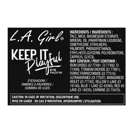 L.A. Girl Keep It Playful Eyeshadow Palette, GES436 Playtime, 14g, 9-Pack - Image 4