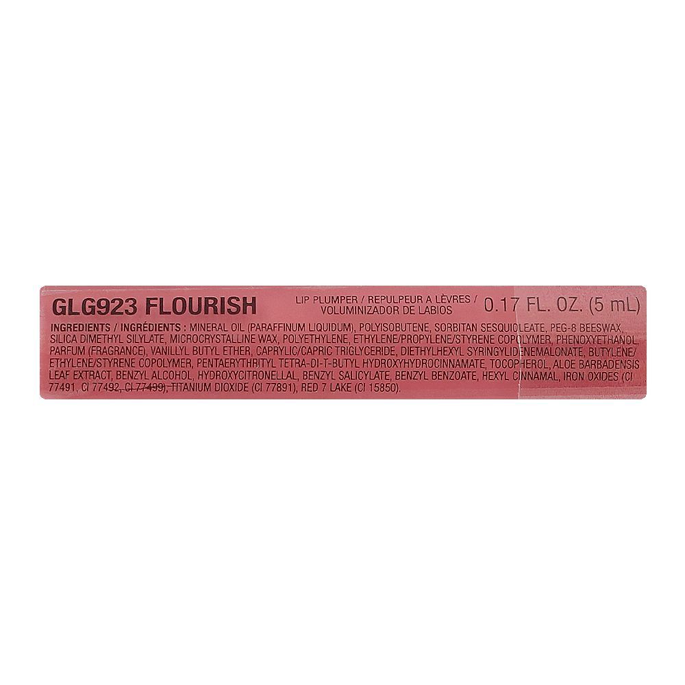 L.A. Girl Glossy Plumping Lip Gloss, GLG923 Flourish, 5ml - Image 3