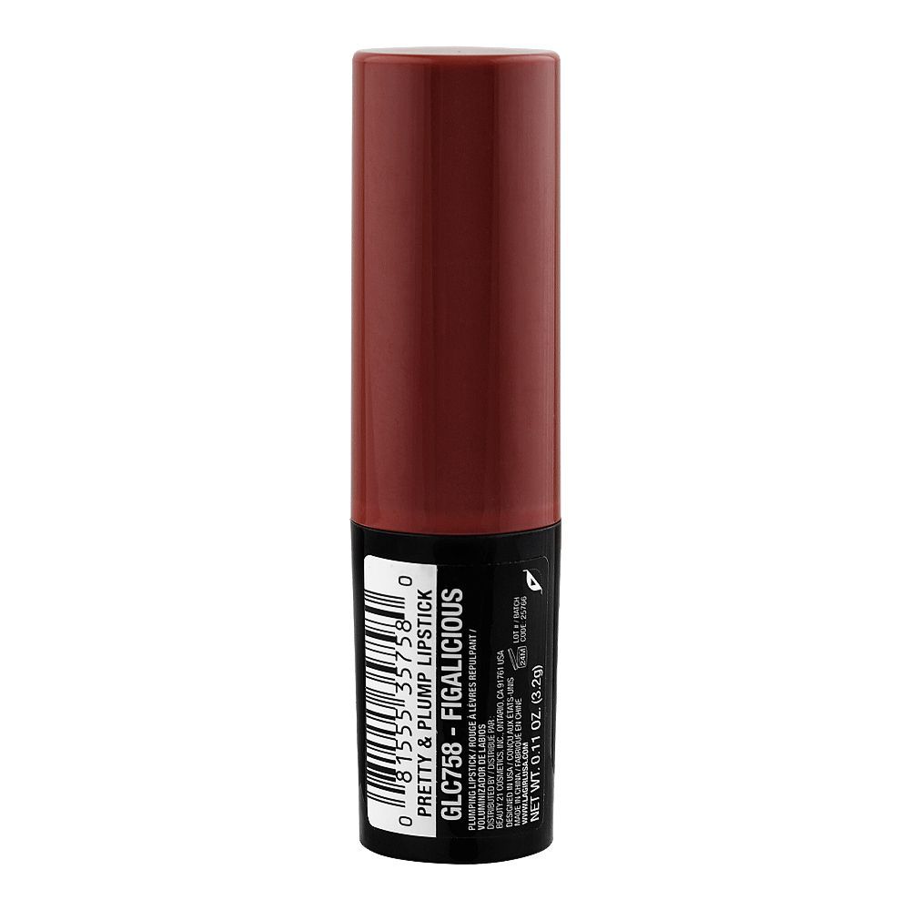 L.A. Girl Pretty & Plump Lipstick, GLC758 Figalicious, 3.2g - Image 3
