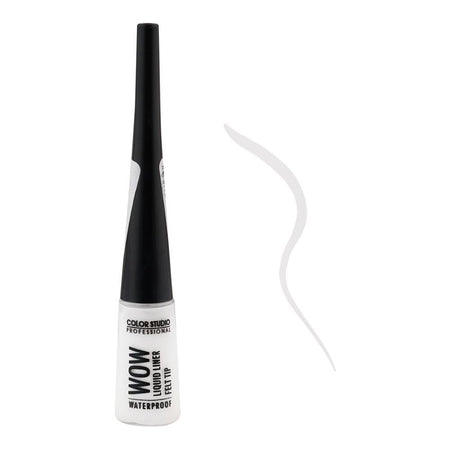 Color Studio Wow Liquid Eyeliner Felt Tip, Waterproof, White, 4.5ml - Image 2