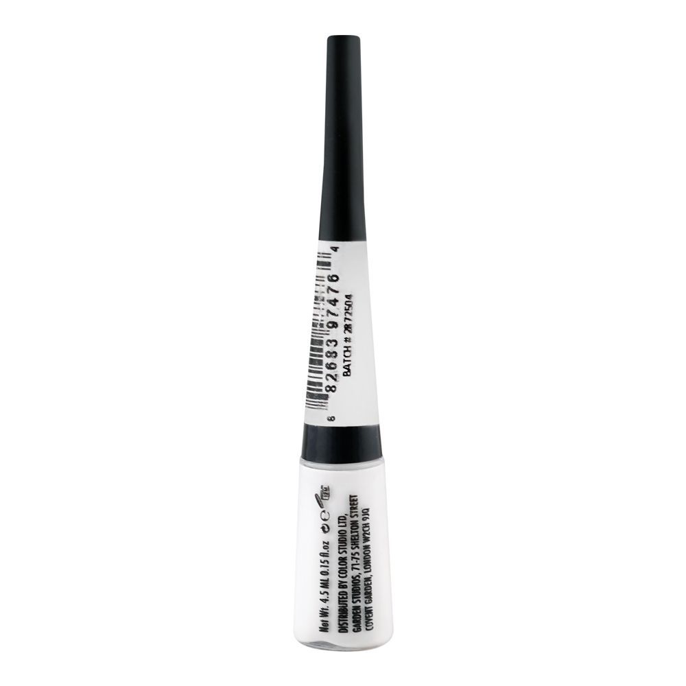 Color Studio Wow Liquid Eyeliner Felt Tip, Waterproof, White, 4.5ml - Image 3