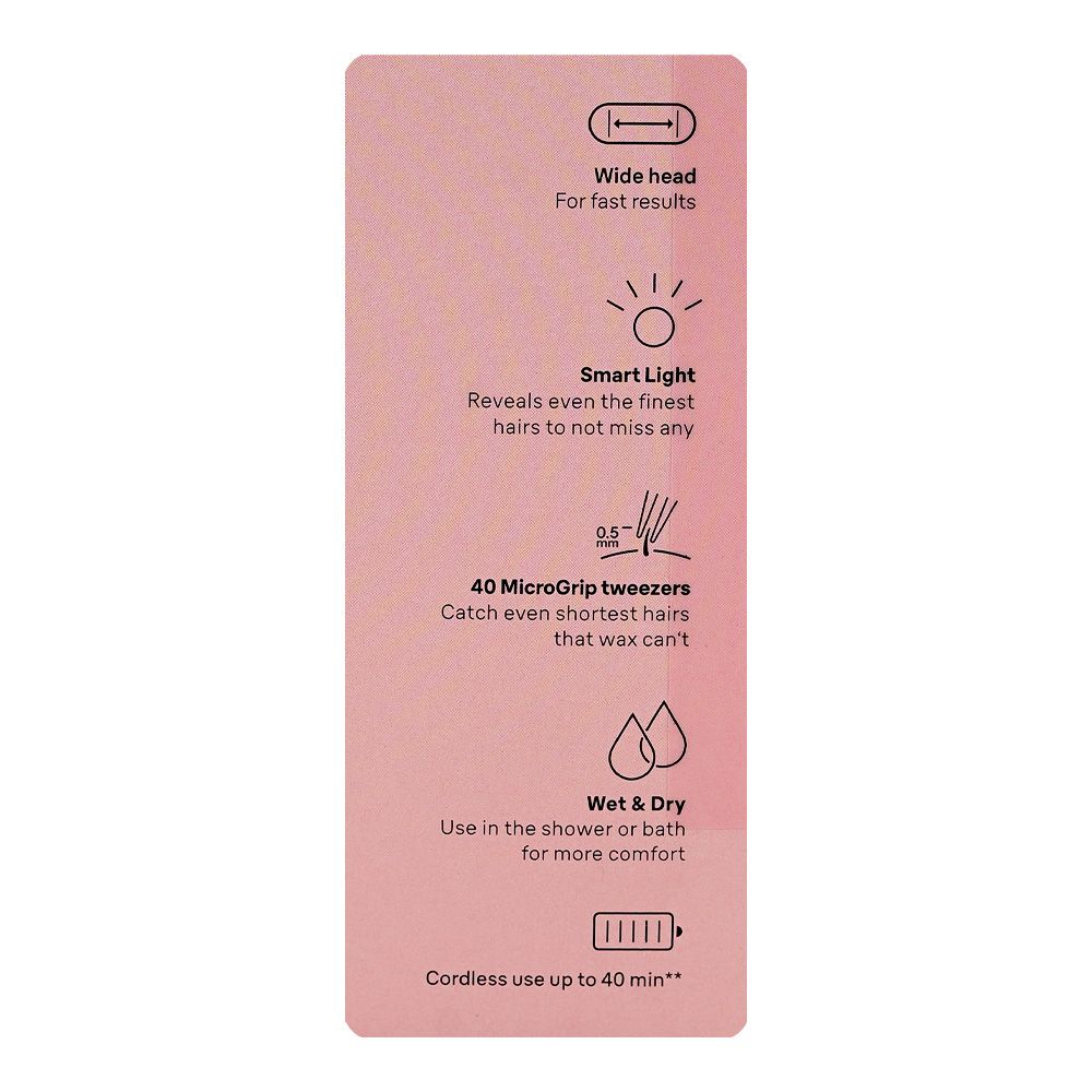 Braun Silk-epil 7 Epilator, Shaver & Trimmer White/Pink, Up to 40 Mins Run Time, SE-7060 - Image 7