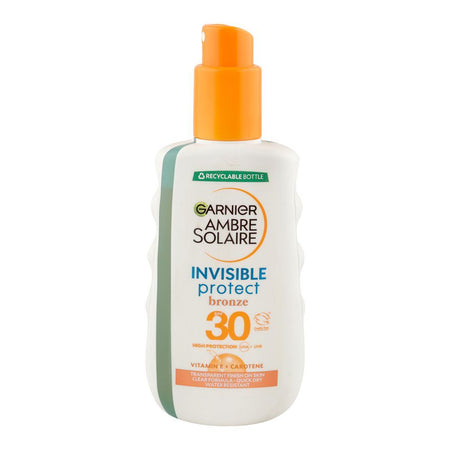 Garnier Ambre Solaire Invisible Protect Bronze High Sun Protection Spray, SPF-30, For All Skin Tones, 200ml - Main Image